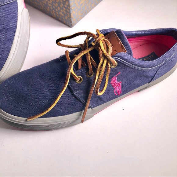 Polo Ralph Lauren Faxon Sport Leather Sneakers - Picture 5 of 8